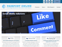 Tablet Screenshot of passportonlineinc.com
